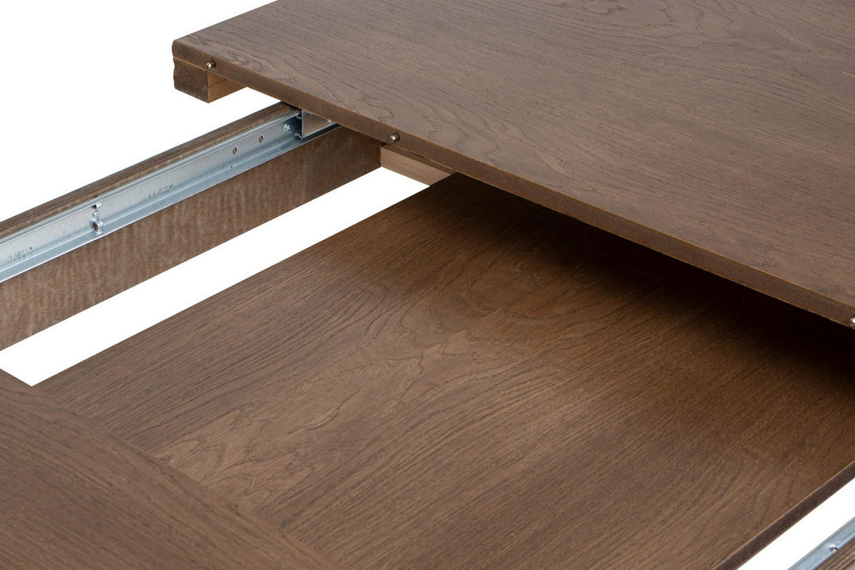 ESSTISCH COSPE ausziehbar bis 200cm, Eiche lefkas - Eichefarben, Holz (160/77/90cm) - KONSIMO®