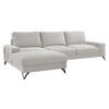 ECKSOFA Flavio, Seite: Links - L1F+L2F+R4 - Kaschmir/Schwarz, Holz/Textil (300/179cm) - MIRJAN24