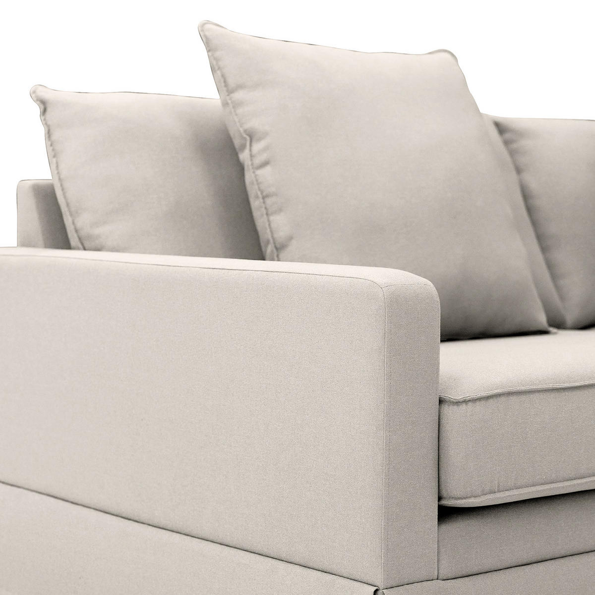 2,5-SITZER SOFA mit Husse - Webstoff - Multicolor/Hellgrau, Textil (170/89/110cm) - home24