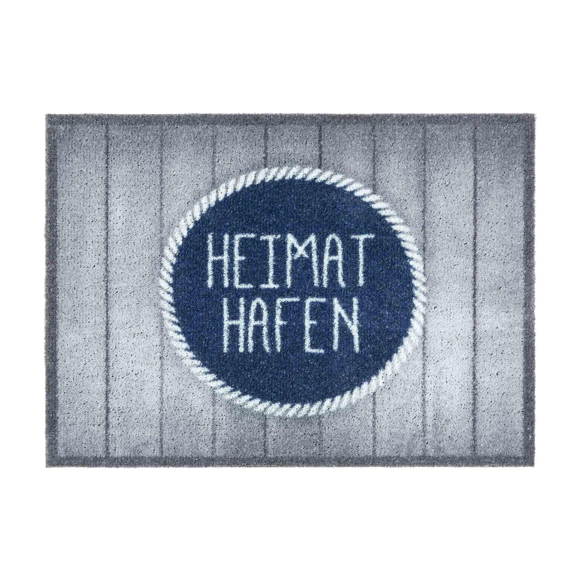 SCHMUTZFANGMATTE AUßEN DECO BRUSH - Hellgrau, Textil (50/70cm) - Astra