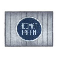 SCHMUTZFANGMATTE AUßEN DECO BRUSH - Hellgrau, Textil (50/70cm) - Astra