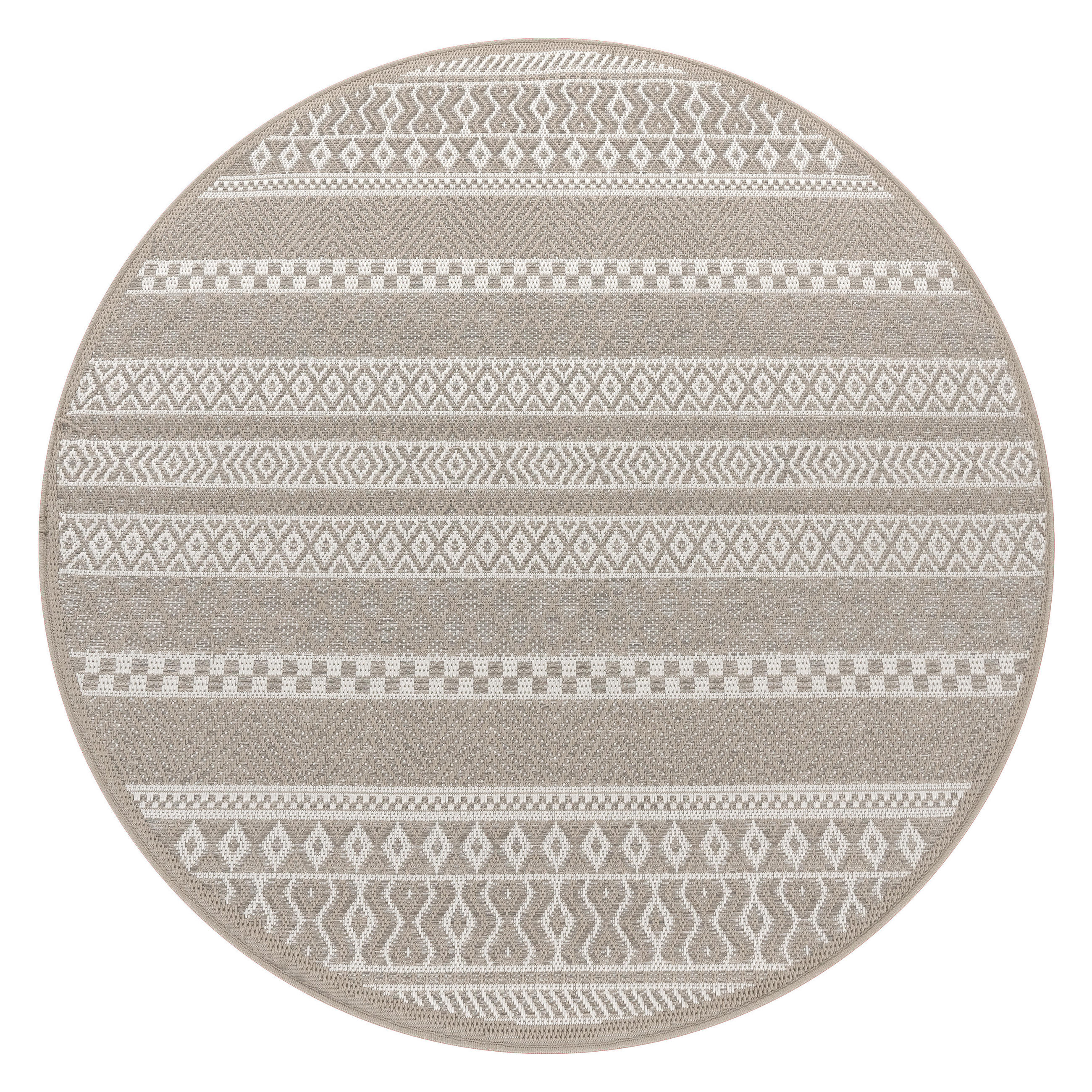 OUTDOORTEPPICH 200/200 cm Vermont 183 - Beige, Textil (200/200cm) - Paco Home