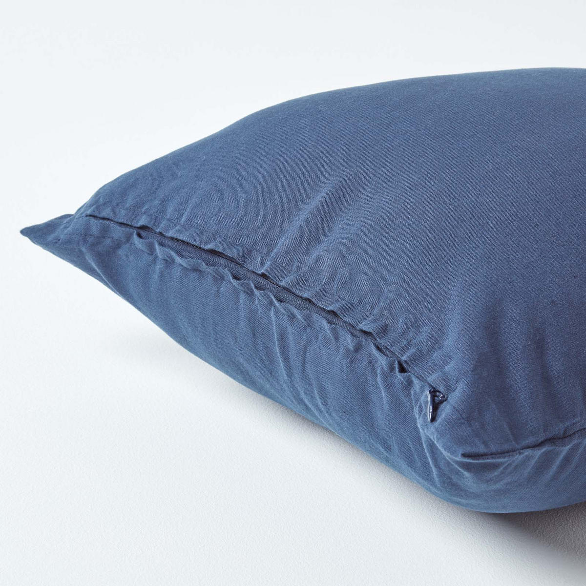 KISSENBEZUG Leinen - Dunkelblau, Textil (40/80cm) - Homescapes