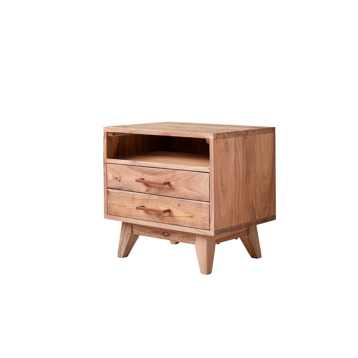 KINDER-NACHTTISCH Oslo Natur aus Akazie - Naturfarben, Holz (48/45/35cm) - Tikamoon