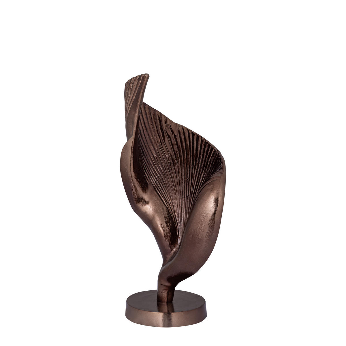SKULPTUR Roweyda Braun 20/14/42cm - Braun, Metall (14/42/20cm) - PTMD Collection