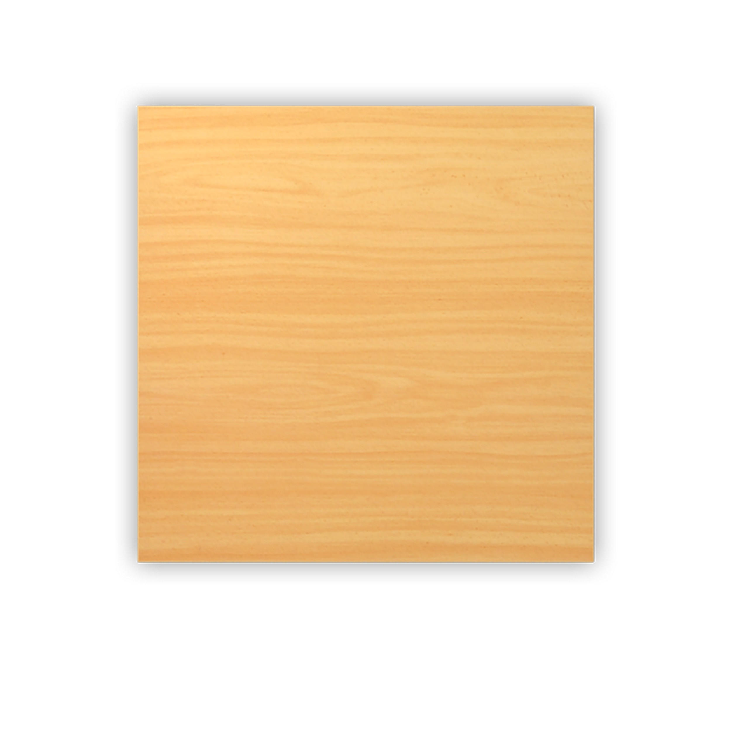 bümö Schreibtischplatte Buche 80x2.5x80 cm