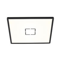 LED DECKENLEUCHTE Schwarz Backlight quadratisch - Schwarz, Kunststoff (42/42/2.9cm) - Briloner