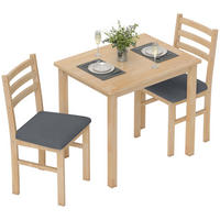 ESSTISCH-SET DE-10070 Naturholz - Naturfarben, Holzwerkstoff (60/74.5/80cm) - ComfortXL