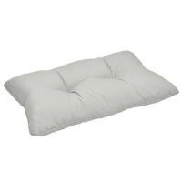 LOUNGEKISSEN Xluna Rücken 50/40/12 cm Hellgrau - Hellgrau, Textil (50/40/12cm) - Beautissu 