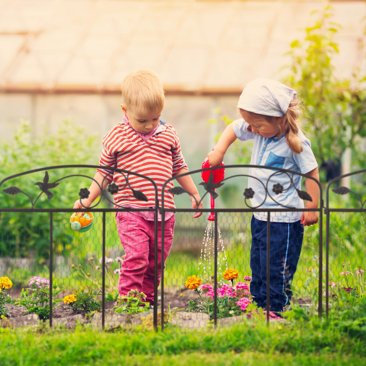 3xBEETEINFASSUNG - Dunkelbraun, Metall (63/79/1.5cm) - Relaxdays