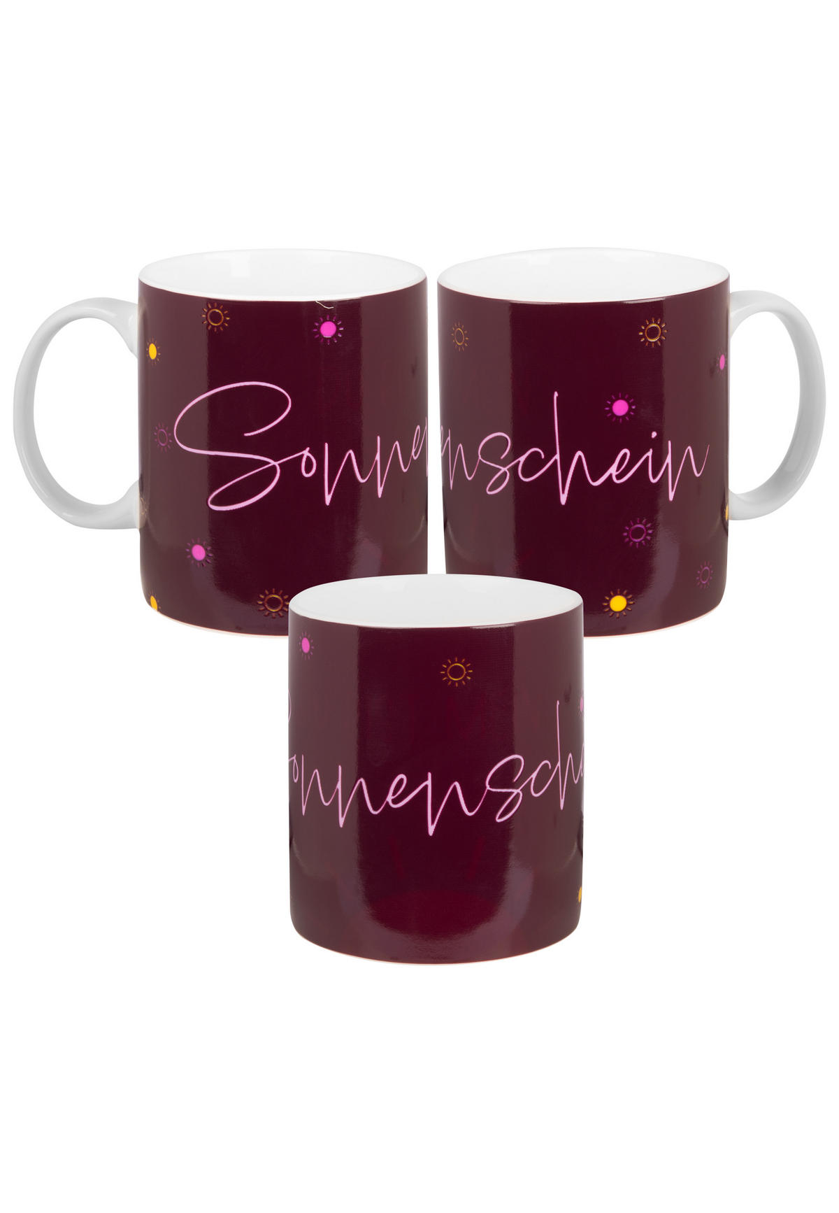 KAFFEEBECHER Du bist mein Sonnenschein Zaubertasse Mehrfarbig 320 ml - Multicolor, Keramik (0.32L) - United Labels