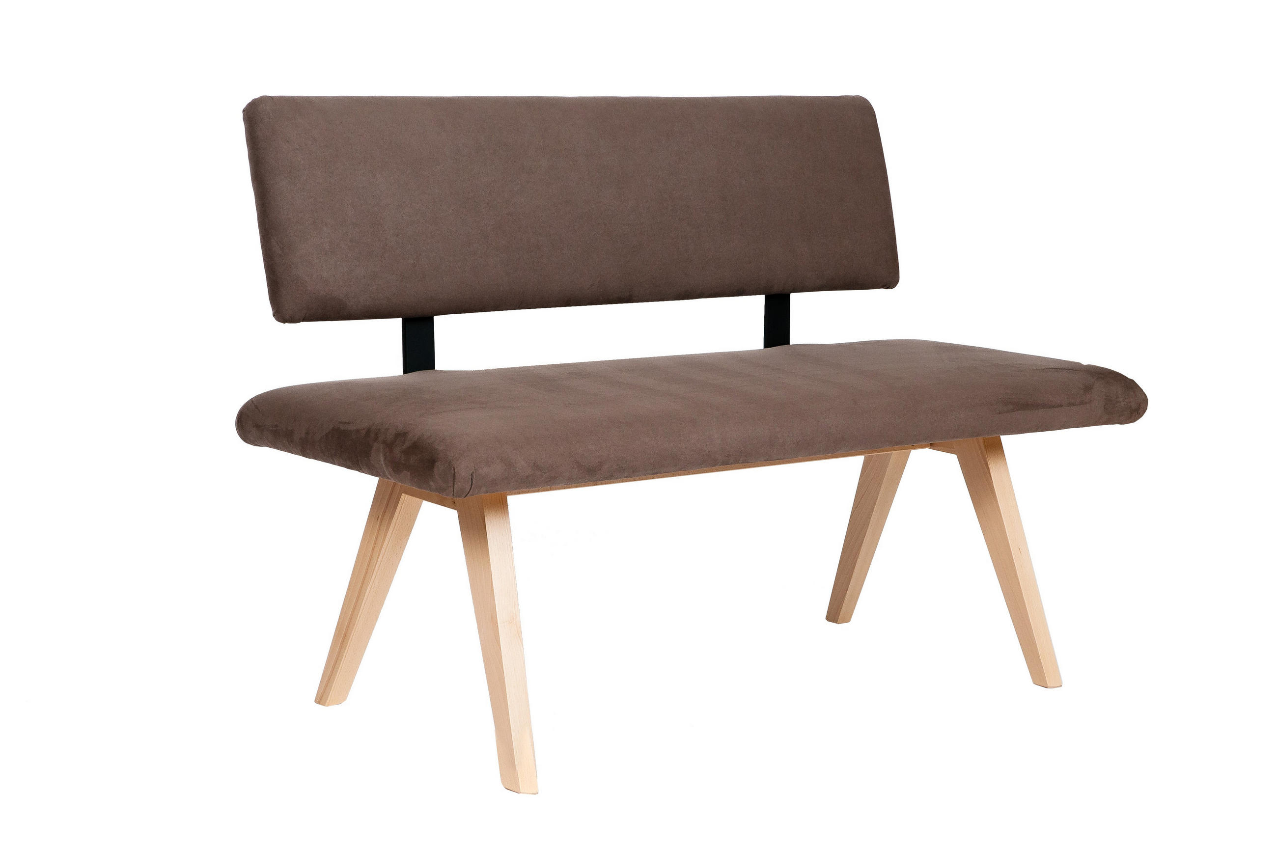 SITZBANK Die Natürliche - Buchefarben/Braun, Holz/Textil (51/84/125cm) - Kundler Home