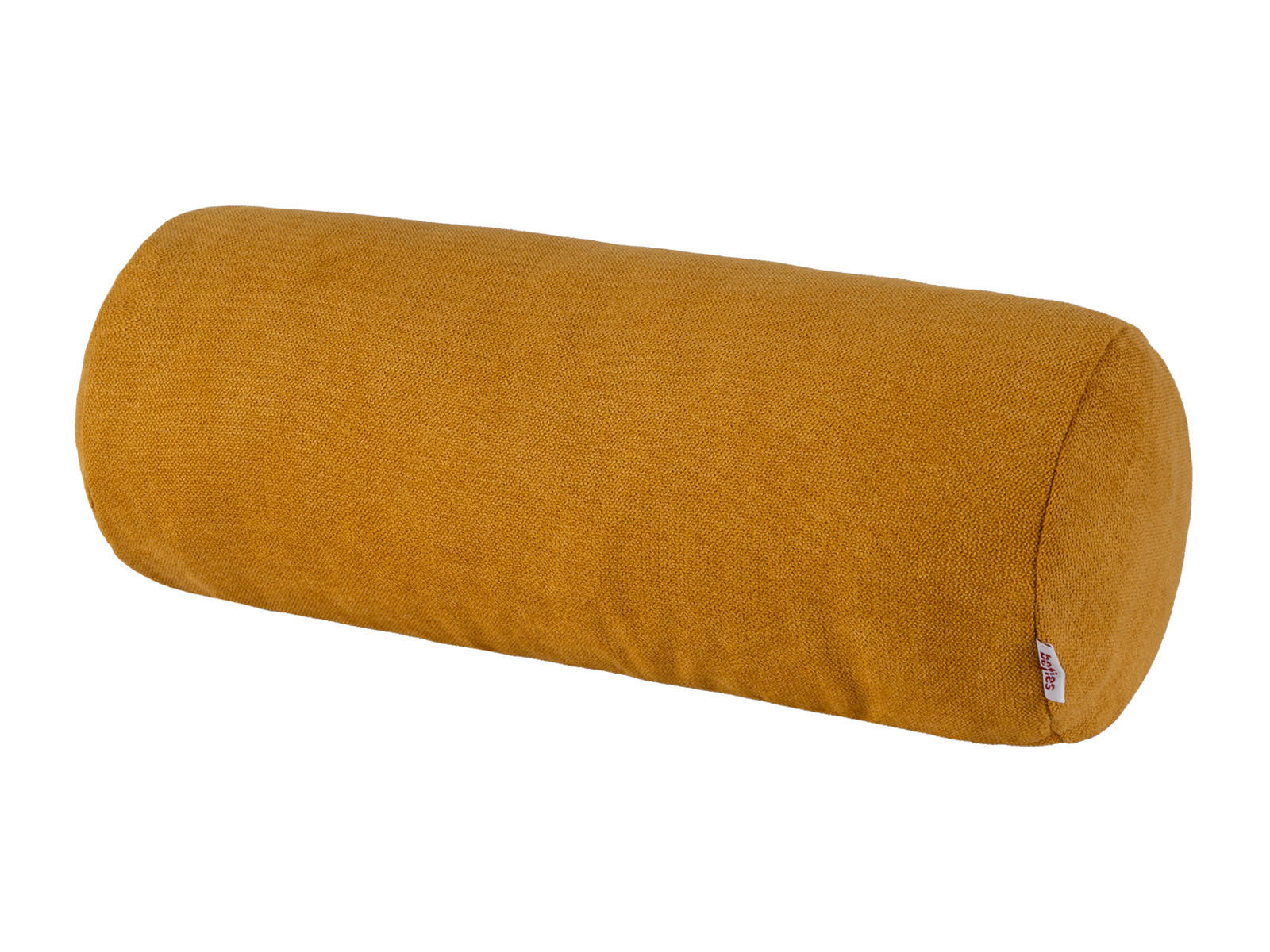 NACKENROLLENHÜLLE FarbTon Chenille-Haptik curry-gelb 40/15 cm - Currygelb, Textil (15/40cm) - beties Heimtextil