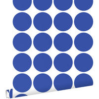 TAPETE große Kugeln 50 x 900 cm - Blau, Papier (50/900cm) - ESTAhome