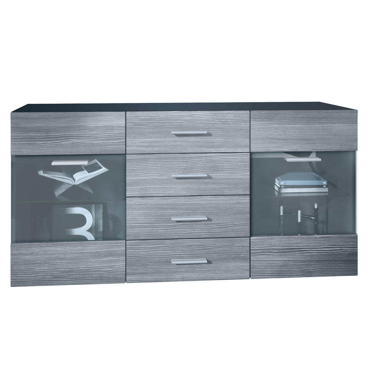 SIDEBOARD Carlos Avola-Anthrazit - Anthrazit, Holzwerkstoff (139/72/35cm) - Vladon