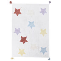 KINDERTEPPICH Merevi 140/200 cm - Blau/Gelb, Textil (200/140cm) - Beliani