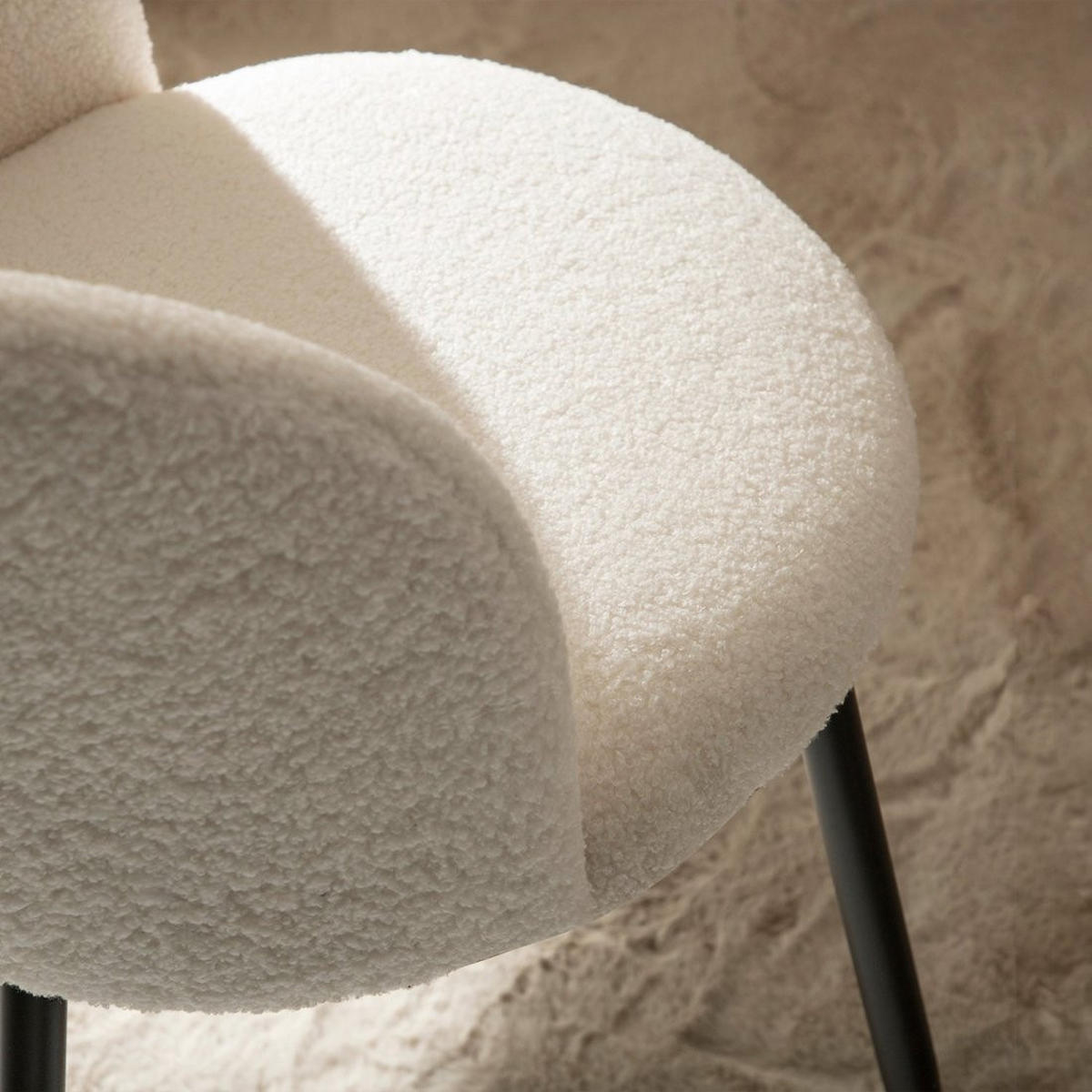 ESSZIMMERSTUHL Nolan Weiß 51 cm x 80 cm 2er-Set - Weiß, Textil (51/80/57cm) - Klast Home