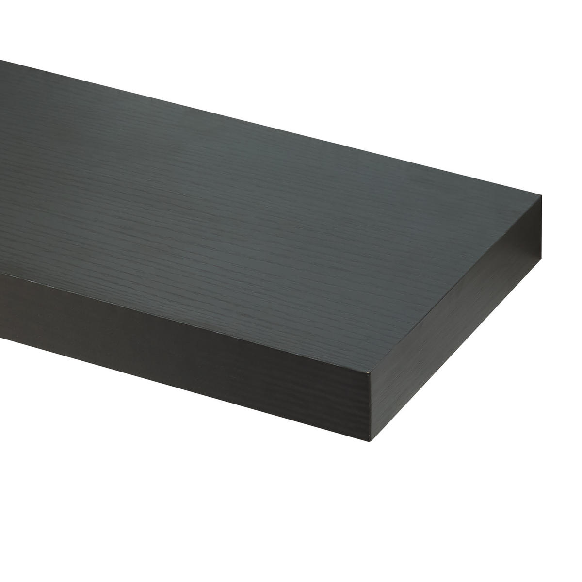 Schwarz, Holzwerkstoff/Metall (38/3.5/17cm) - [en.casa]