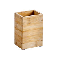 ZAHNPUTZBECHER Bambus 8/6/12 cm - Braun, Naturmaterialien (6.5/12/8.5cm) - Kesper