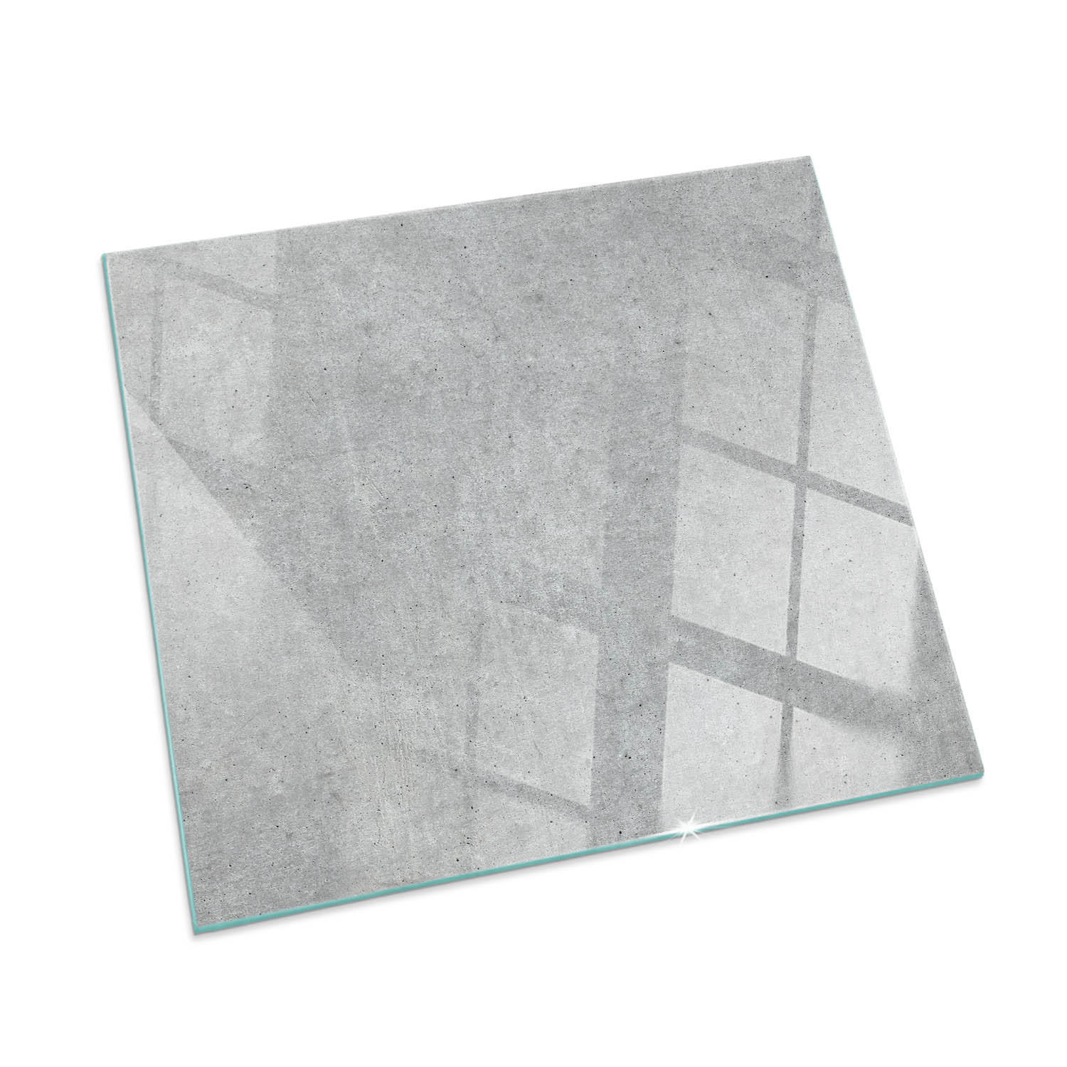 ArtPrintCave Glasplatte Grau 60x60x0.4 cm