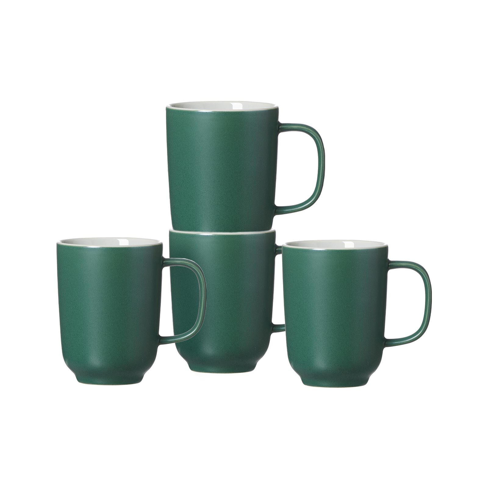 KAFFEEBECHER Jasper Grün 285 ml 4er Set - Grün, Keramik (0.285L) - Ritzenhoff Breker