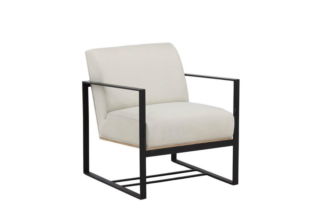SESSEL offwhite - Weiß, Holzwerkstoff (70/81/83cm) - ebuy24