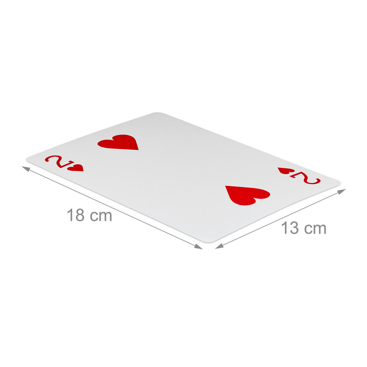 2XJUMBO-KARTENSPIEL - Multicolor, Kunststoff (13.5/2cm) - Relaxdays