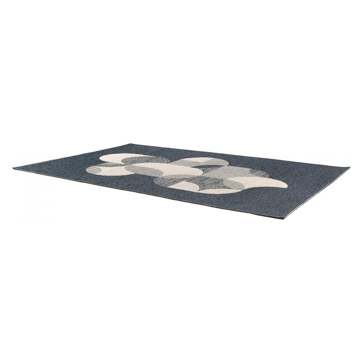 OUTDOOR-TEPPICH Anaya petrolgrün 200 x 290 cm - Dunkelblau, Textil (200/290cm) - Vivaraise