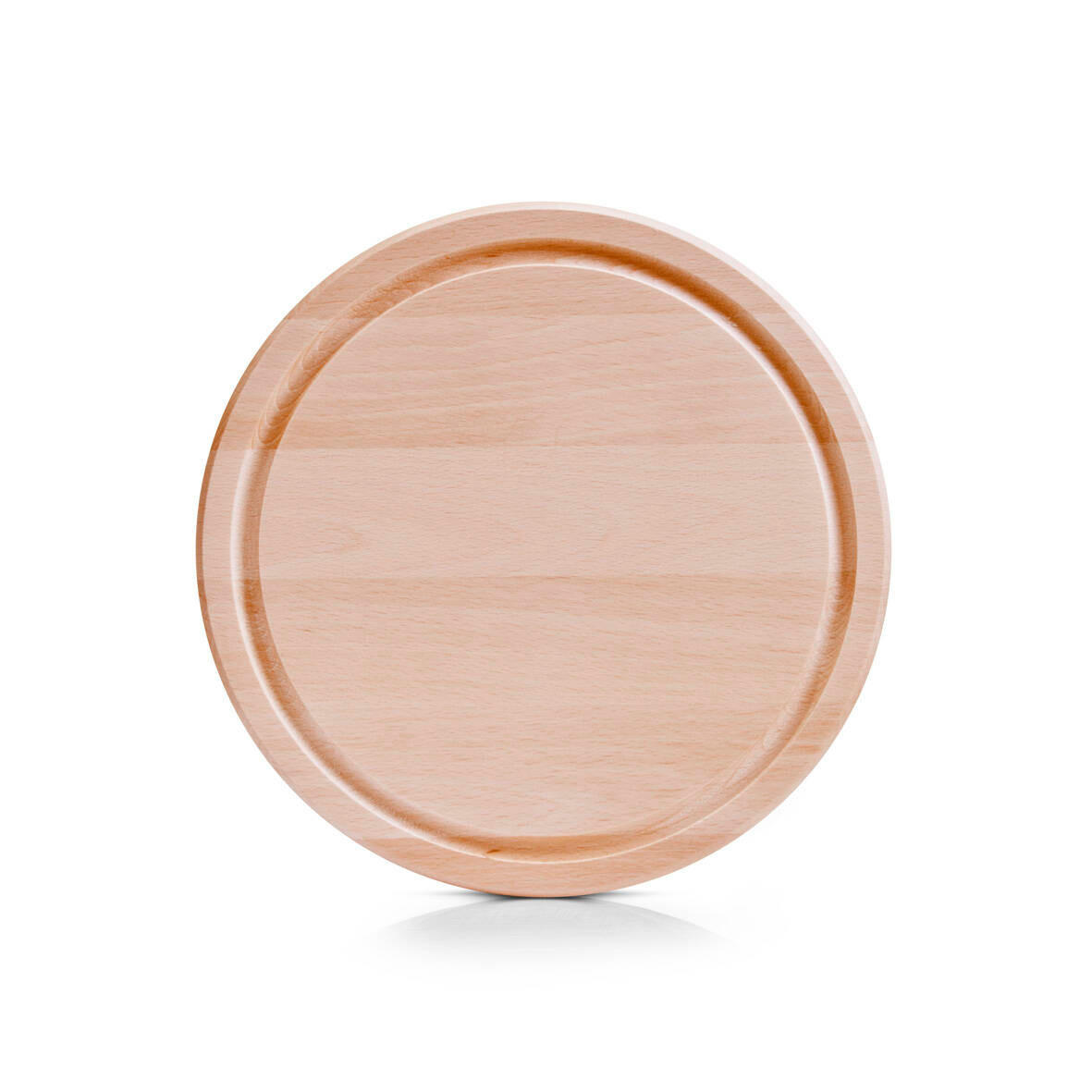 SCHNEIDEBRETT Buchenholz Ø 25 cm - Braun, Holz (25/25cm)