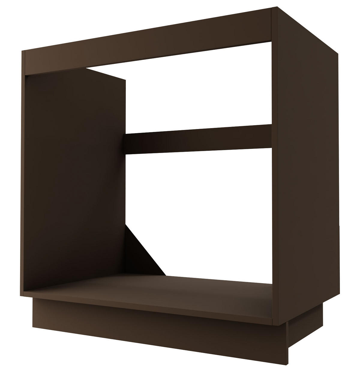 SPÜLENUNTERSCHRANK Essen D8Z/80 Weiß Hochglanz / Eiche Artisan Matt 80 / 50 / 82cm - Weiß Hochglanz/Eiche Artisan, Holz/Holzwerkstoff (80/82/50cm) - Feldmann-Wohnen