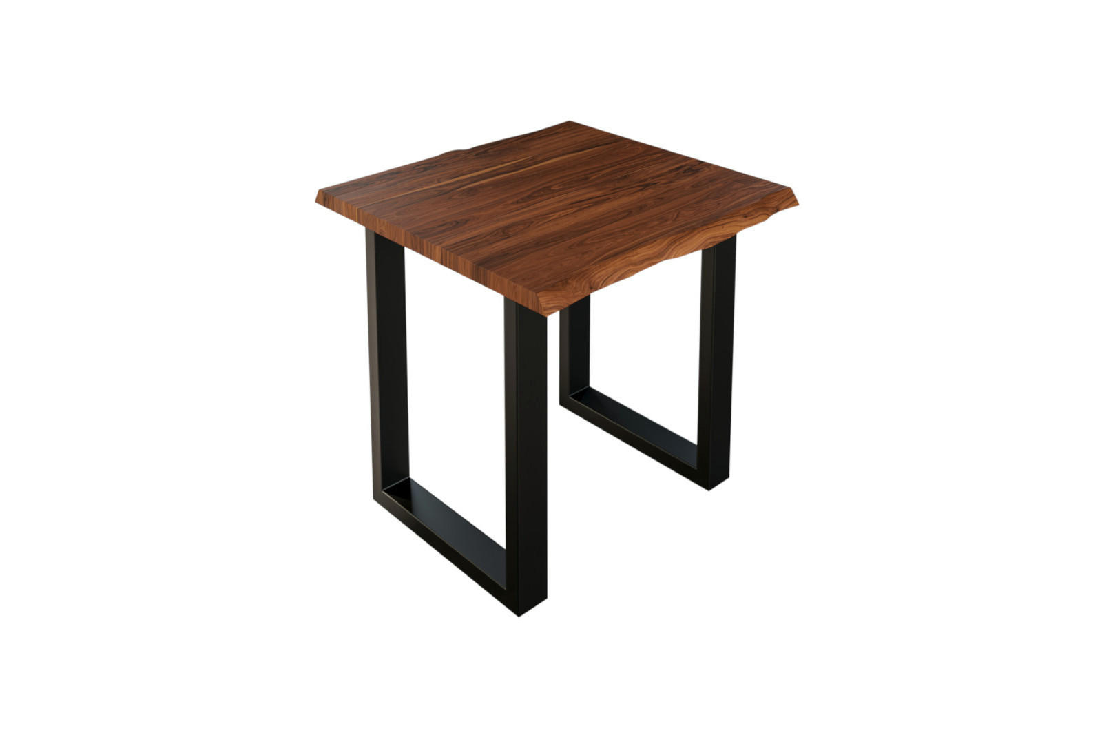 ESSTISCH LAUREN - Nussbaumfarben/Walnussfarben, Holz/Metall (80/80/77cm) - SAM