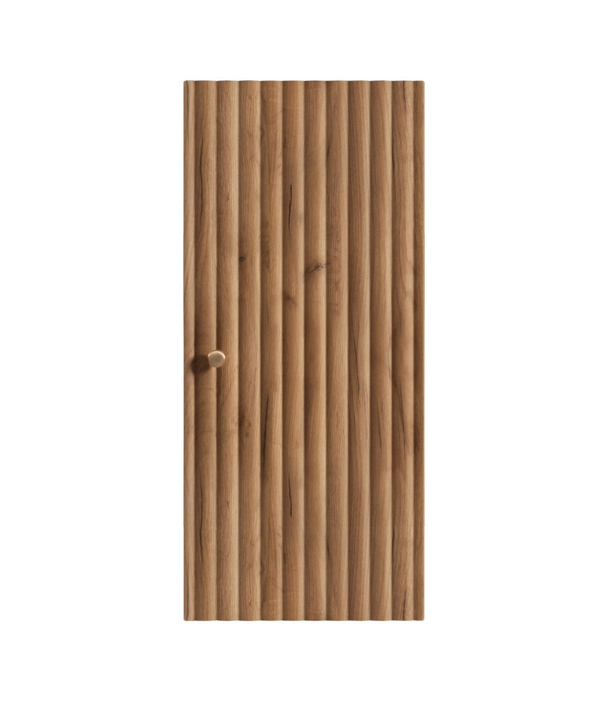HÄNGESCHRANK BELLO geriffelt Eiche Craft Gold 35/68/27 cm - Eichefarben, Holzwerkstoff/Metall (35/68/27.2cm) - Rodan