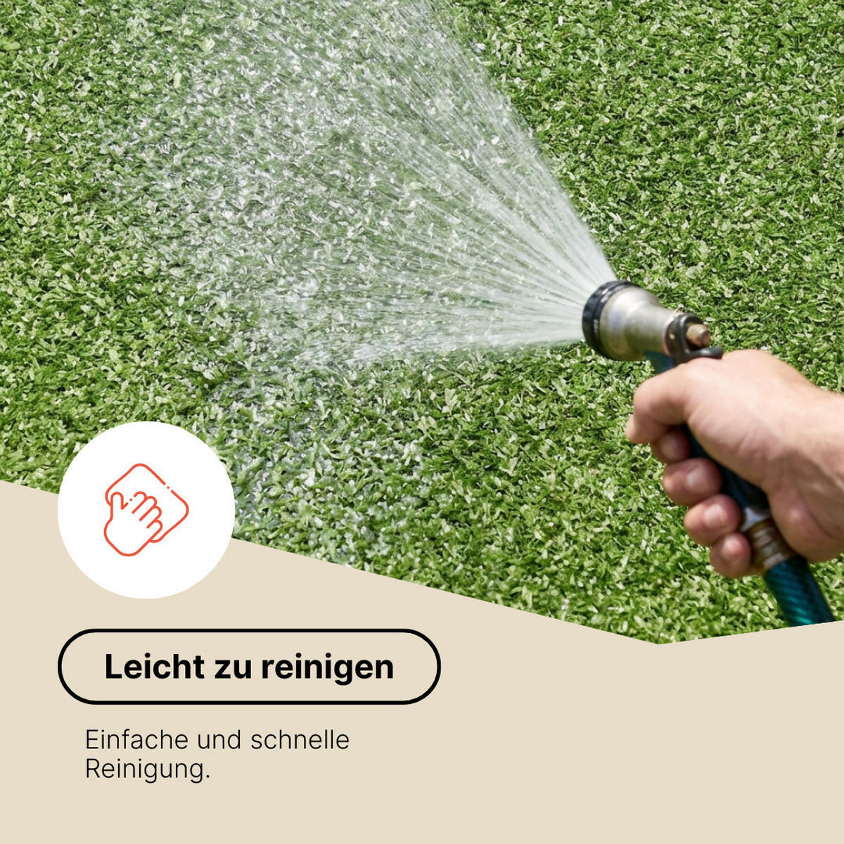 KUNSTRASEN Canyoo 7 mm – Wetterfester Rasenteppich für Balkon & Terrasse 133/450 cm - Grün, Textil (133/450cm) - Tapiso