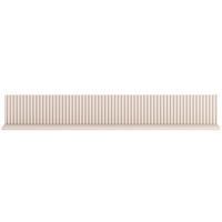 WANDREGAL NALIA, Hängeregal, Creme - Creme, Holzwerkstoff/Metall (120/18/20cm) - KONSIMO®