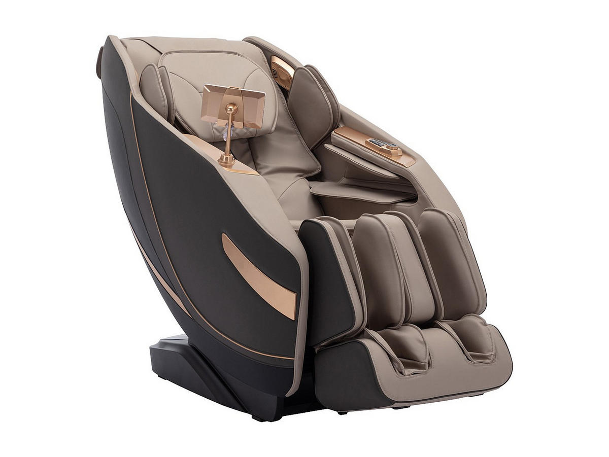MASSAGESESSEL - Kunstleder - Zero-Gravity-System - Beige - MOWATA - Beige, Leder (75/155/115cm) - Vente-Unique