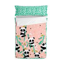 NORDIC-SACK panda garden 90x200 cm ohne füllung rosa - Pink, Textil (90/200cm) - Happy Friday