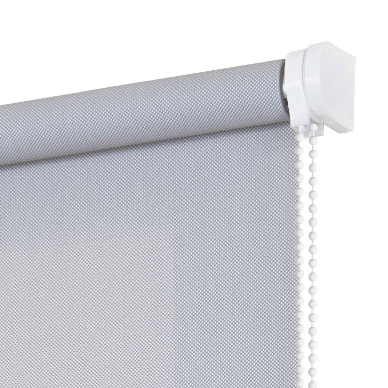 Thumbnail - Storesdeco Screen-Rollo|, Grau, Kunststoff, Uni, Rechteckig, 80x180 cm, CE, Wohntextilien, Rollos & Jalousien, Rollos