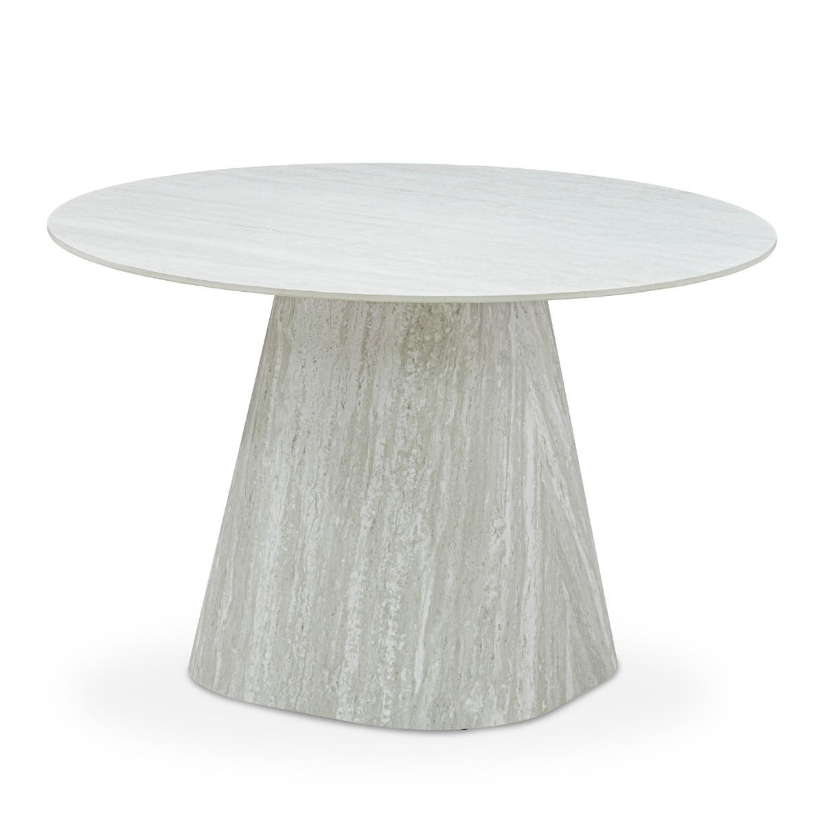 Giga Meubel Esstisch Grau 120x75x120 cm