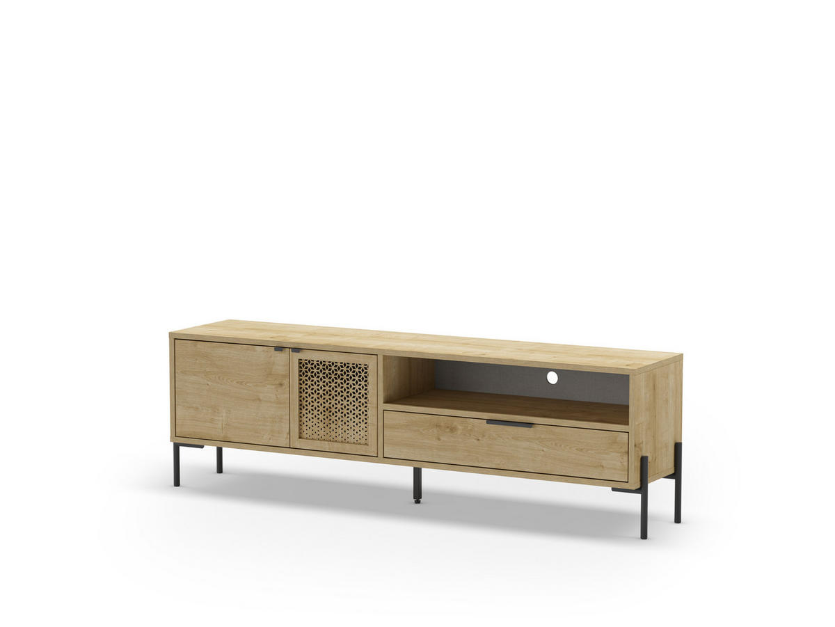 TV-STÄNDER Inca Braun 164/35/50.5 cm - Braun, Holz (35/50.5/164cm) - Calicosy