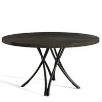ESSTISCH Schwarz 120/120/75 cm - Schwarz, Holz (120/120/75cm) - PANGIVO