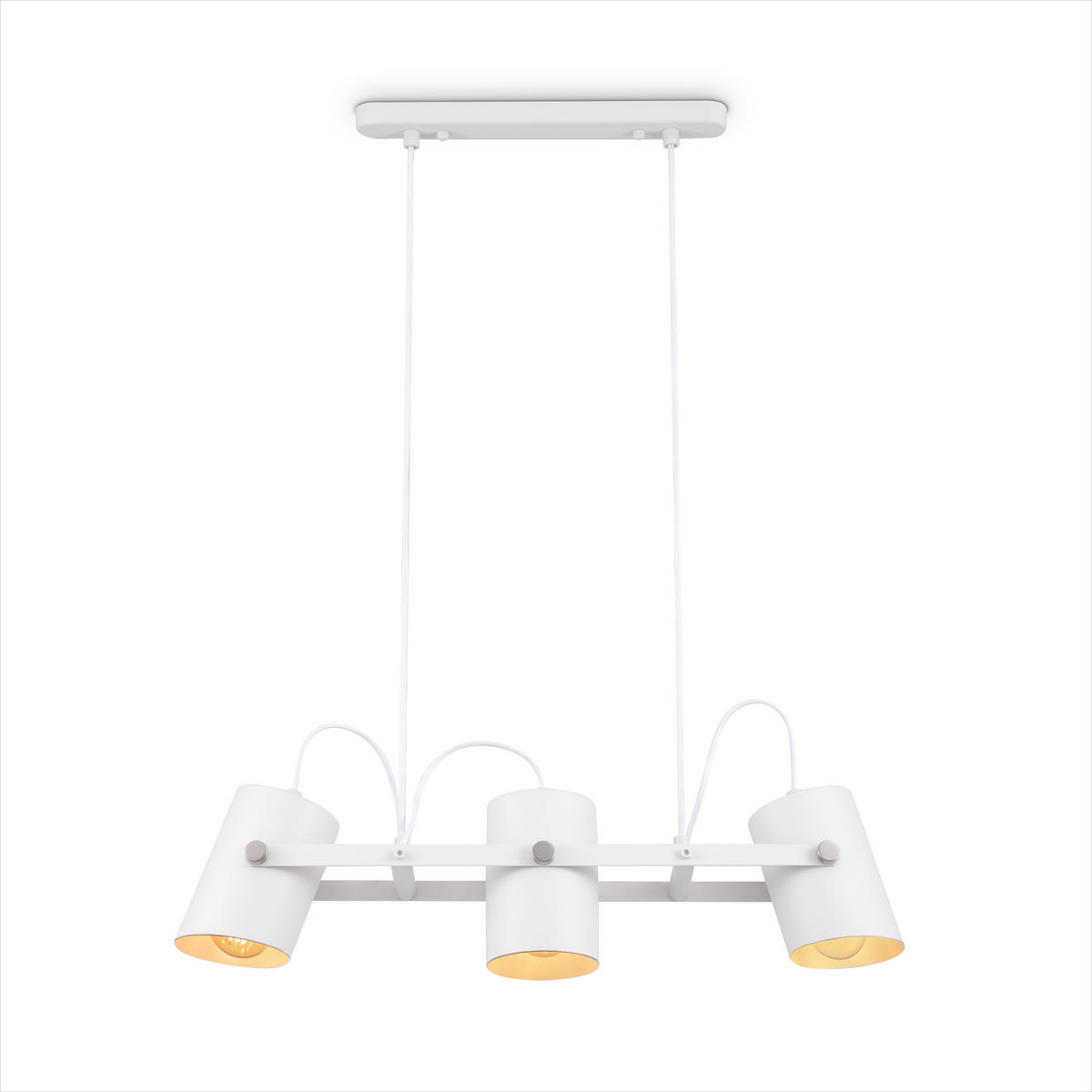 PENDELLEUCHTE Karl - Weiß, Metall (67.2/13/20.7cm) - Paco Home