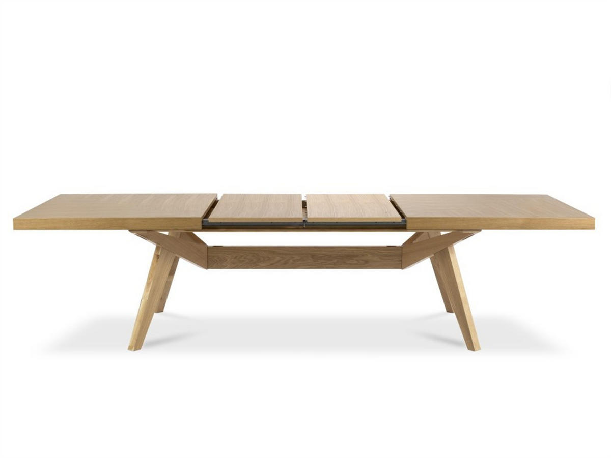 ESSTISCH VERSO Ausziehbar 160 - 260 / 100 x 76 cm - Eichefarben, Holz (160/100/76cm) - MASSENO