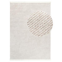 TEPPICH AGRA Weiß 140/190 cm - Weiß, Textil (140/190cm) - Tapiso