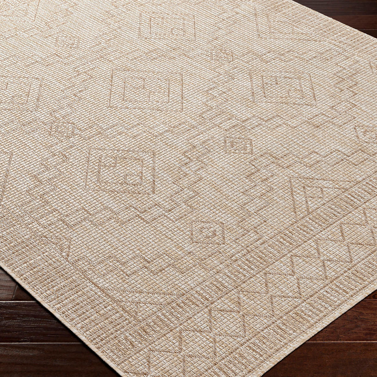 OUTDOORTEPPICH Tricia Jute-Optik 160/213 cm Braun - Beige, Textil (160/213cm) - LIVABLISS