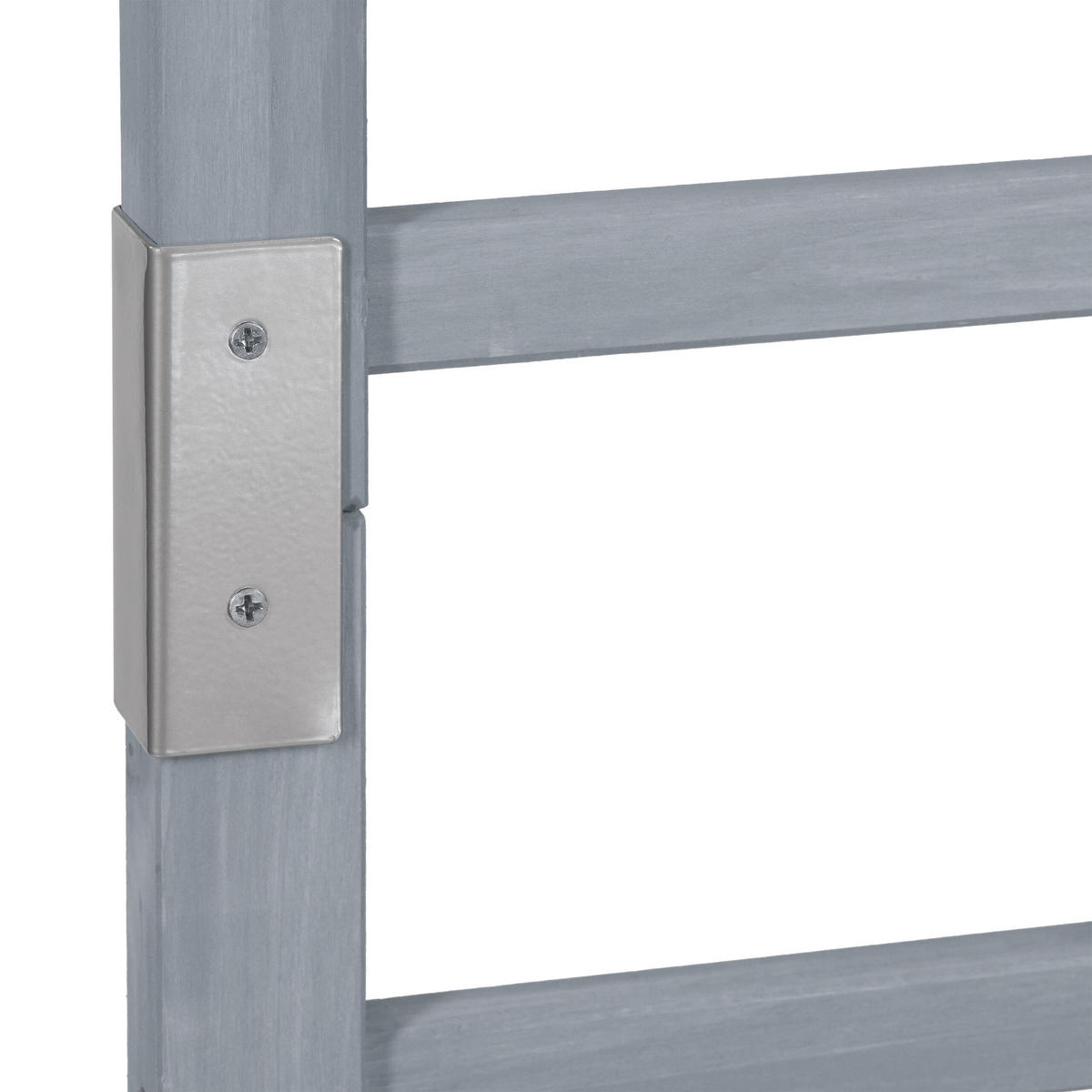 PFLANZKASTEN Spalierwand - Grau, Holz/Kunststoff (71.5/171/32cm) - Relaxdays