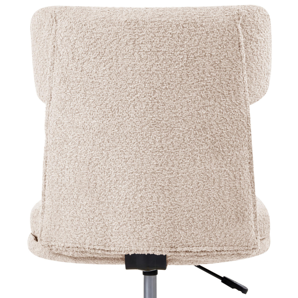 SCHREIBTISCHSTUHL Bouclé Hellbeige Granby - Beige, Textil (58/77/58cm) - Beliani