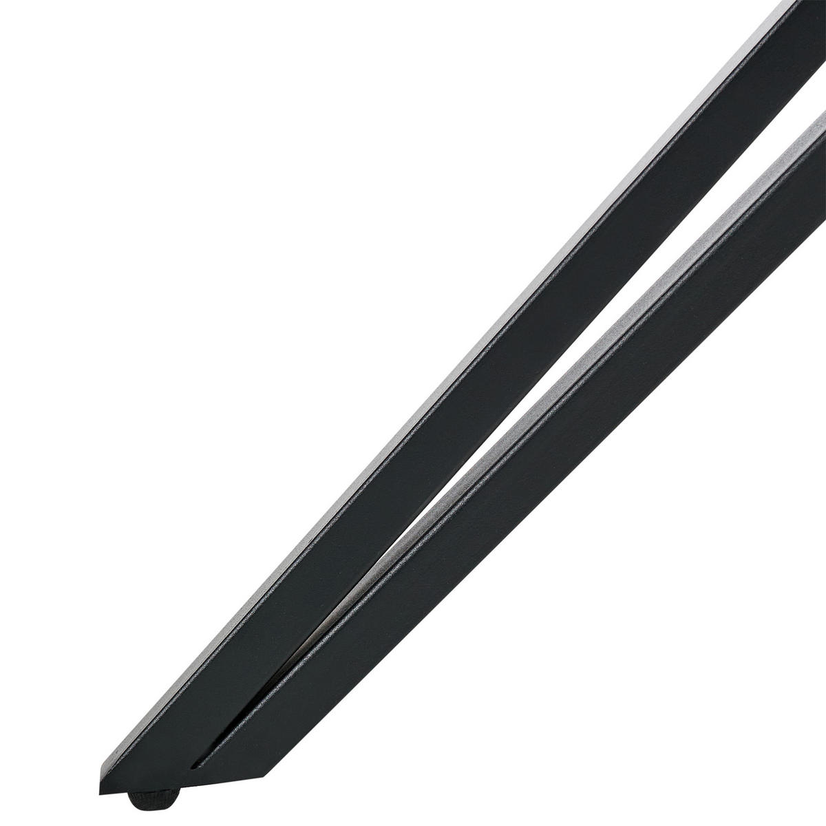 ESSZIMMERSTUHL 2er-Set Kunstleder Dunkelgrün Sansarc - Schwarz/Grün, Kunststoff (57/85/59cm) - Beliani