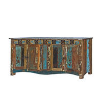 SIDEBOARD Altholz 178x42x88 mehrfarbig lackiert NATURE OF SPIRIT #40 - Multicolor, Holz (178/88/42cm) - Massivmoebel24