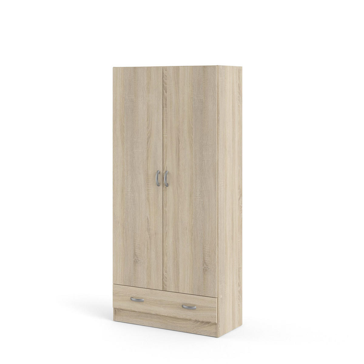 GARDEROBENSCHRANK Eiche Dekor - Eiche Wotan, Holzwerkstoff (80/171/36cm) - ebuy24