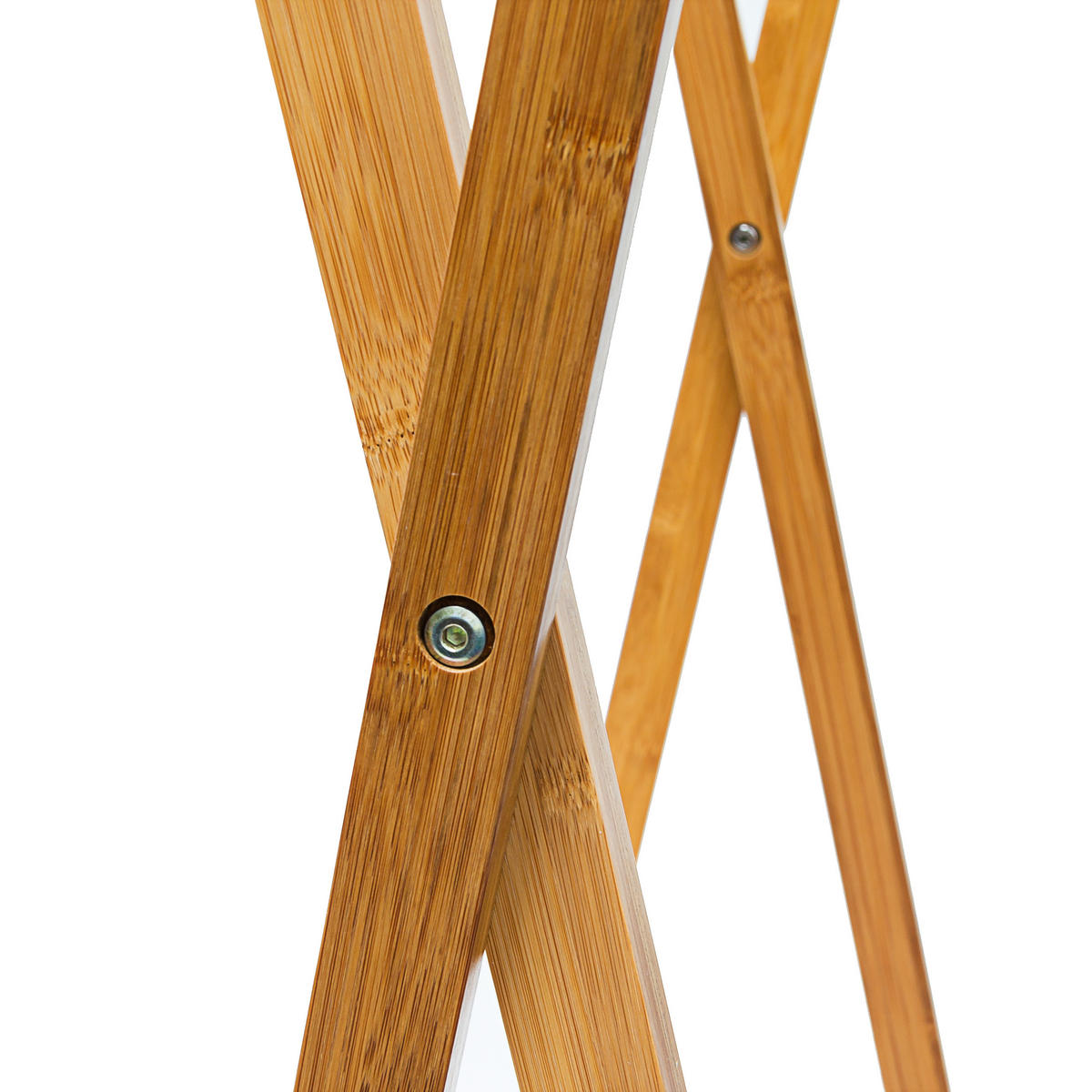 KLEIDERSTÄNDER - Hellbraun, Holz (56.5/156/40cm) - Relaxdays